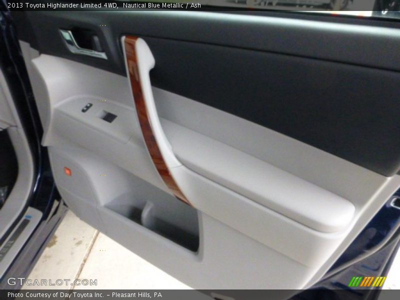 Nautical Blue Metallic / Ash 2013 Toyota Highlander Limited 4WD