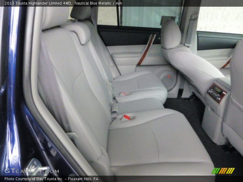 Nautical Blue Metallic / Ash 2013 Toyota Highlander Limited 4WD