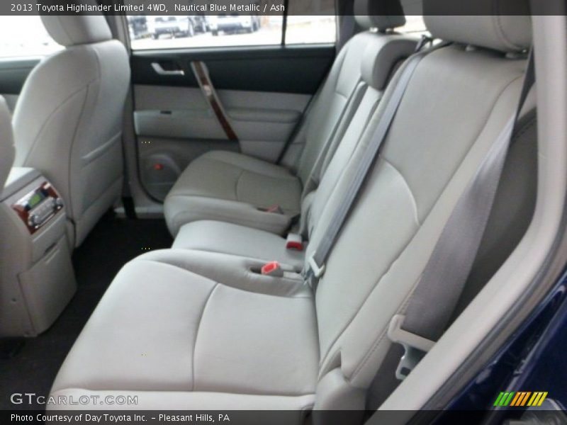 Nautical Blue Metallic / Ash 2013 Toyota Highlander Limited 4WD