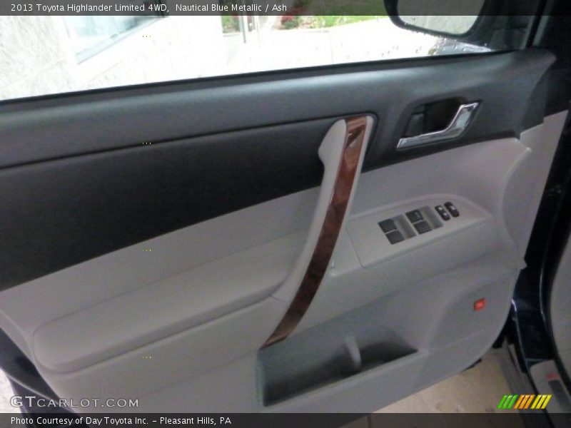 Nautical Blue Metallic / Ash 2013 Toyota Highlander Limited 4WD