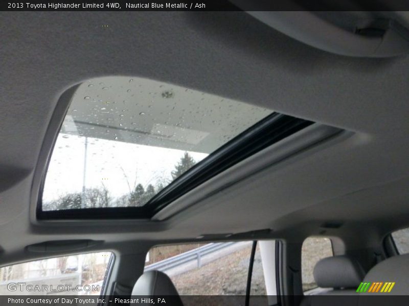 Nautical Blue Metallic / Ash 2013 Toyota Highlander Limited 4WD