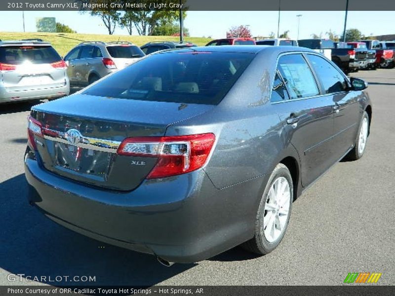 Magnetic Gray Metallic / Light Gray 2012 Toyota Camry XLE