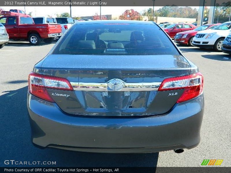 Magnetic Gray Metallic / Light Gray 2012 Toyota Camry XLE