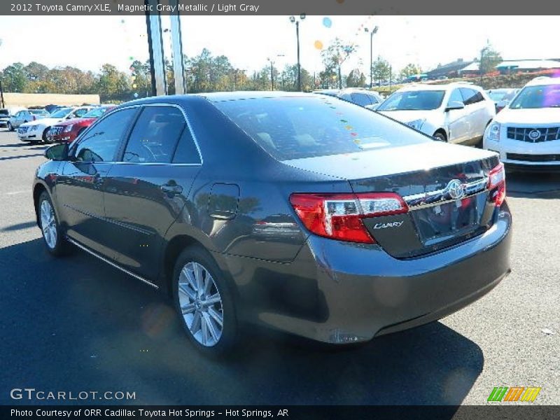 Magnetic Gray Metallic / Light Gray 2012 Toyota Camry XLE