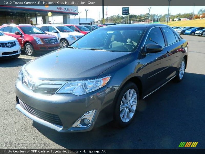 Magnetic Gray Metallic / Light Gray 2012 Toyota Camry XLE