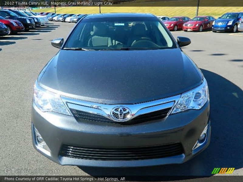 Magnetic Gray Metallic / Light Gray 2012 Toyota Camry XLE