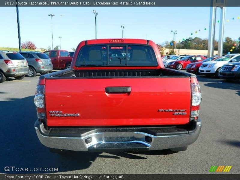 Barcelona Red Metallic / Sand Beige 2013 Toyota Tacoma SR5 Prerunner Double Cab