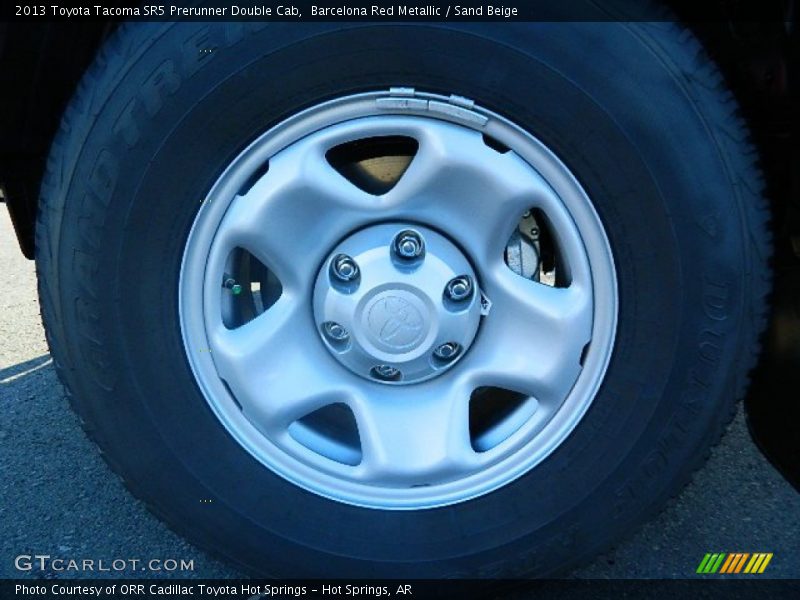 Barcelona Red Metallic / Sand Beige 2013 Toyota Tacoma SR5 Prerunner Double Cab