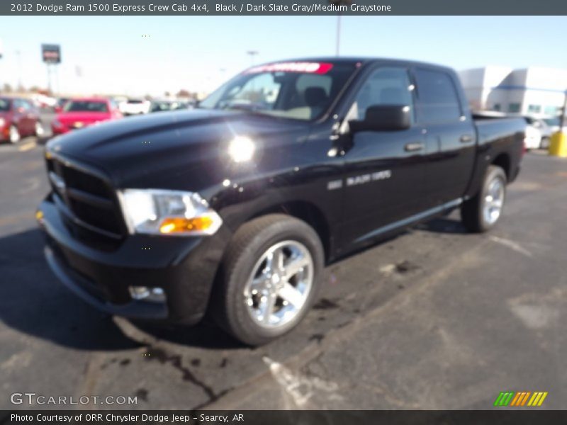 Black / Dark Slate Gray/Medium Graystone 2012 Dodge Ram 1500 Express Crew Cab 4x4