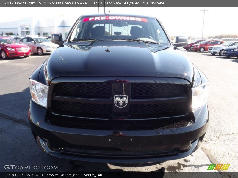 Black / Dark Slate Gray/Medium Graystone 2012 Dodge Ram 1500 Express Crew Cab 4x4