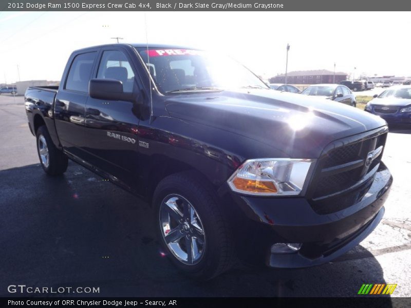 Black / Dark Slate Gray/Medium Graystone 2012 Dodge Ram 1500 Express Crew Cab 4x4