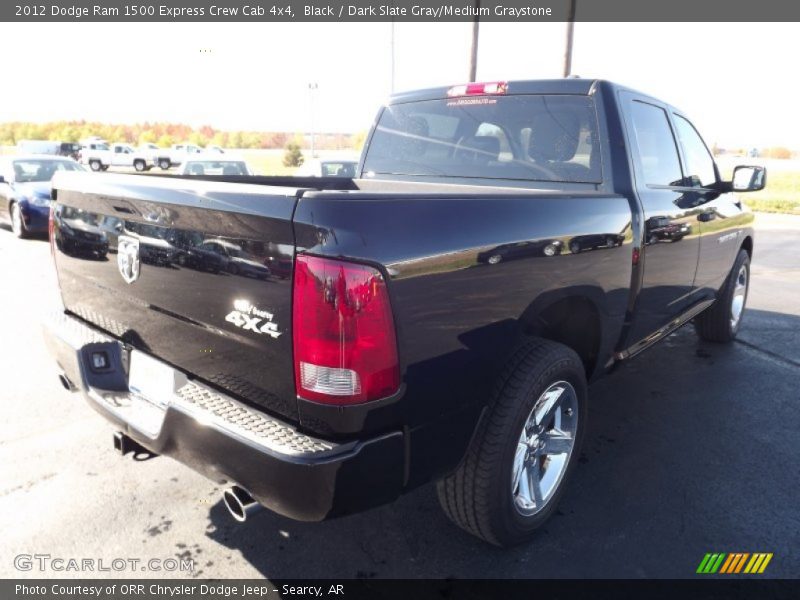 Black / Dark Slate Gray/Medium Graystone 2012 Dodge Ram 1500 Express Crew Cab 4x4