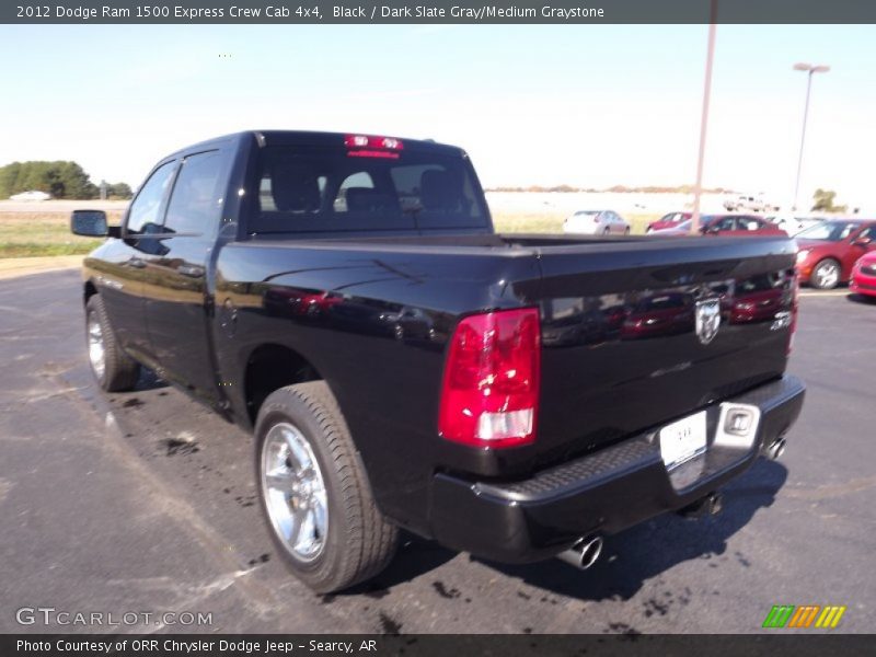 Black / Dark Slate Gray/Medium Graystone 2012 Dodge Ram 1500 Express Crew Cab 4x4