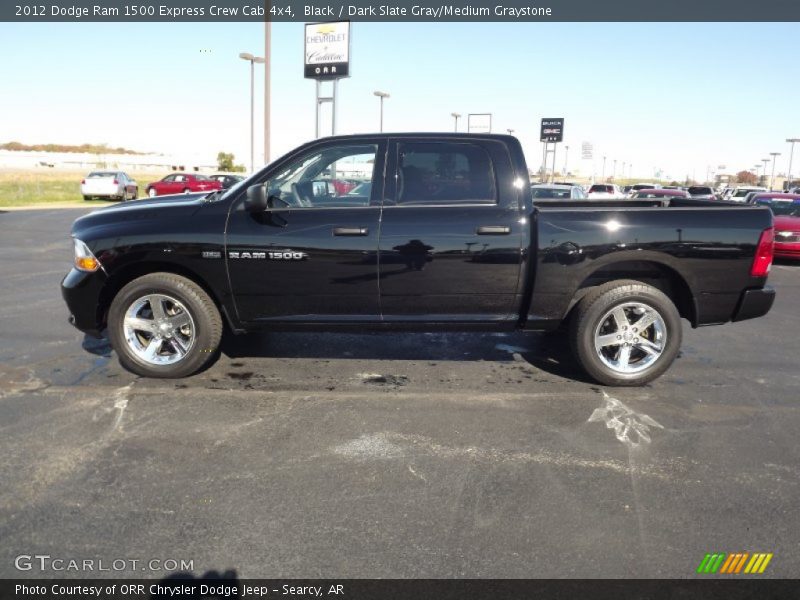 Black / Dark Slate Gray/Medium Graystone 2012 Dodge Ram 1500 Express Crew Cab 4x4