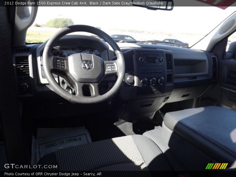 Black / Dark Slate Gray/Medium Graystone 2012 Dodge Ram 1500 Express Crew Cab 4x4
