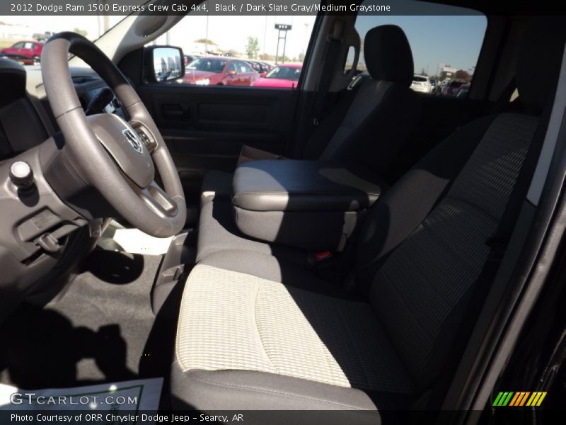 Black / Dark Slate Gray/Medium Graystone 2012 Dodge Ram 1500 Express Crew Cab 4x4