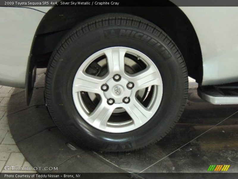 Silver Sky Metallic / Graphite Gray 2009 Toyota Sequoia SR5 4x4