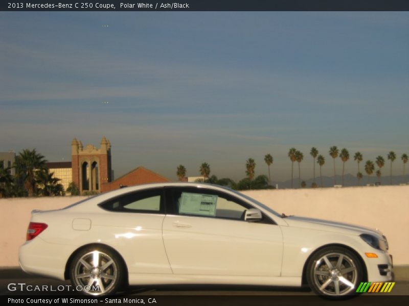 Polar White / Ash/Black 2013 Mercedes-Benz C 250 Coupe