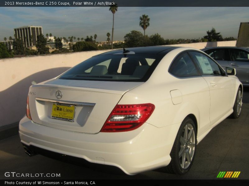Polar White / Ash/Black 2013 Mercedes-Benz C 250 Coupe