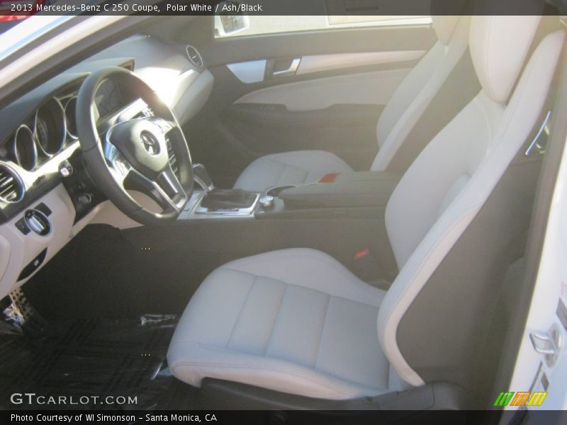 Polar White / Ash/Black 2013 Mercedes-Benz C 250 Coupe