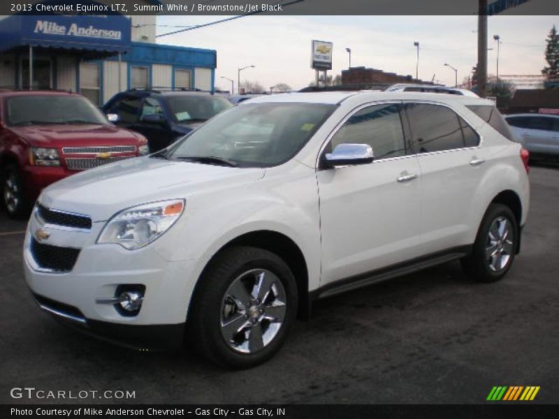 Summit White / Brownstone/Jet Black 2013 Chevrolet Equinox LTZ