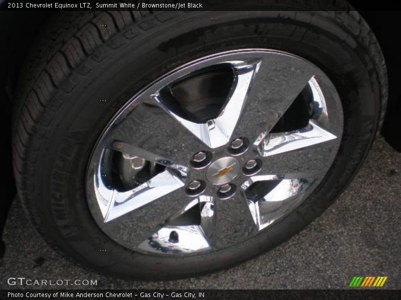 Summit White / Brownstone/Jet Black 2013 Chevrolet Equinox LTZ