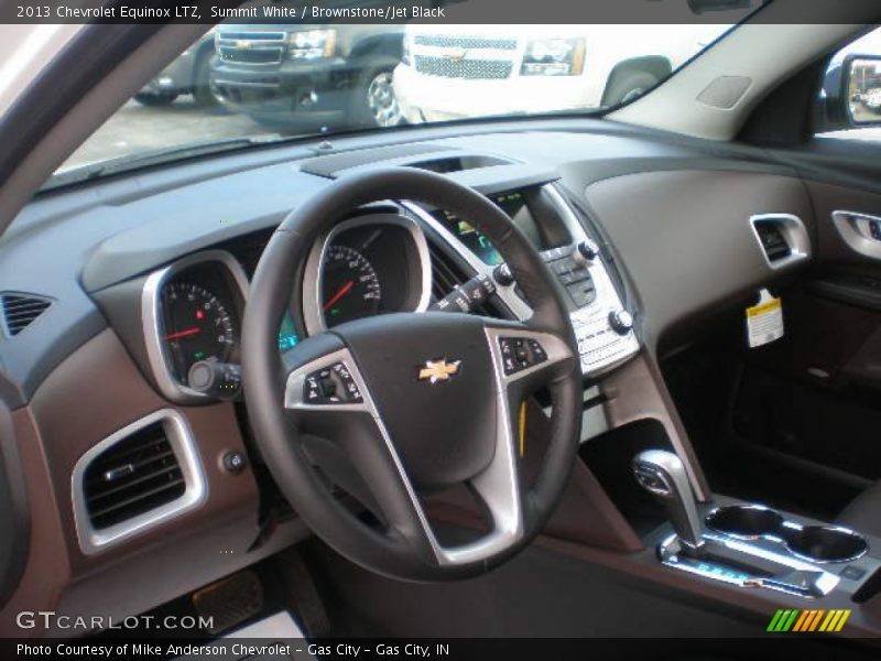 Summit White / Brownstone/Jet Black 2013 Chevrolet Equinox LTZ