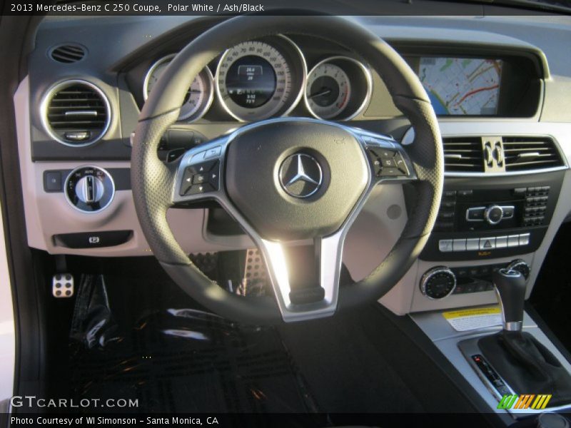 Polar White / Ash/Black 2013 Mercedes-Benz C 250 Coupe