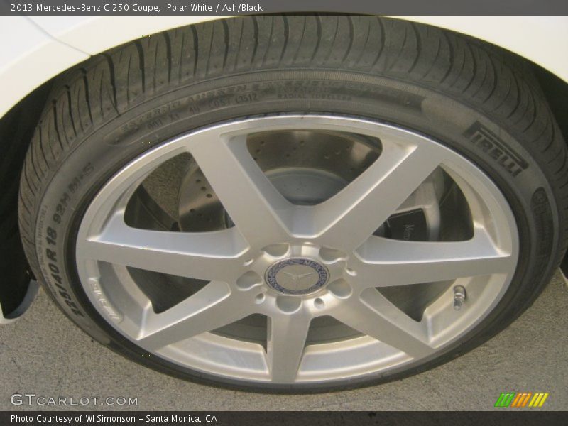 Polar White / Ash/Black 2013 Mercedes-Benz C 250 Coupe