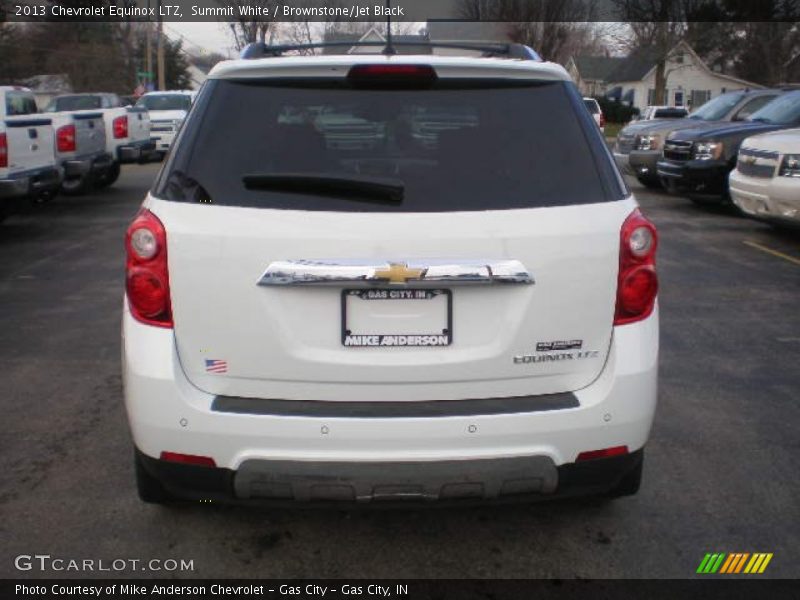 Summit White / Brownstone/Jet Black 2013 Chevrolet Equinox LTZ