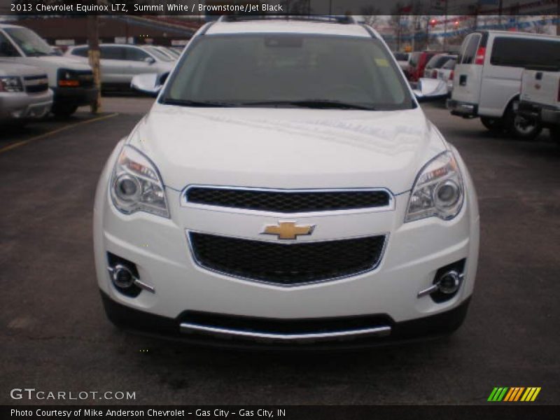 Summit White / Brownstone/Jet Black 2013 Chevrolet Equinox LTZ