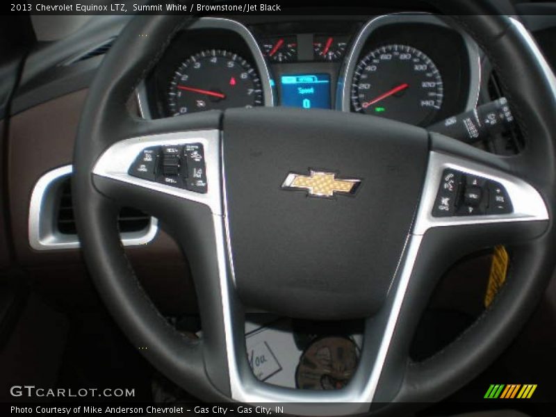Summit White / Brownstone/Jet Black 2013 Chevrolet Equinox LTZ