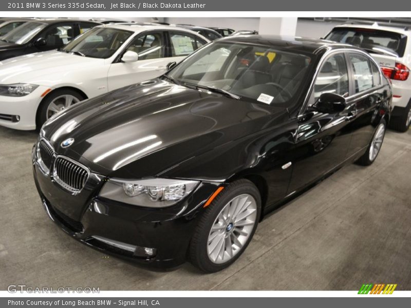 Jet Black / Black Dakota Leather 2011 BMW 3 Series 335d Sedan