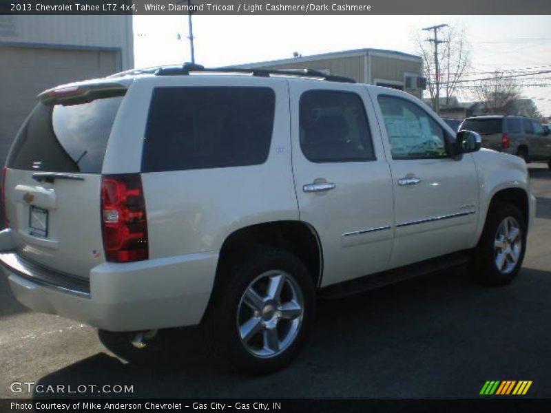 White Diamond Tricoat / Light Cashmere/Dark Cashmere 2013 Chevrolet Tahoe LTZ 4x4