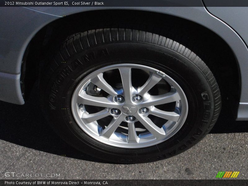 Cool Silver / Black 2012 Mitsubishi Outlander Sport ES