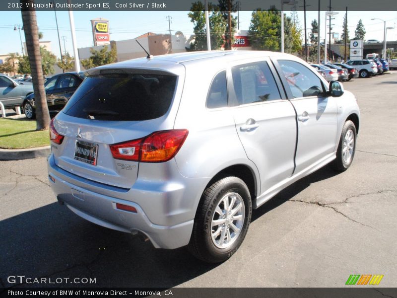 Cool Silver / Black 2012 Mitsubishi Outlander Sport ES