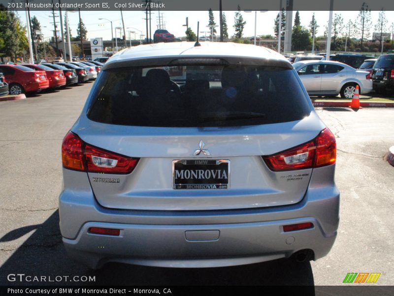 Cool Silver / Black 2012 Mitsubishi Outlander Sport ES