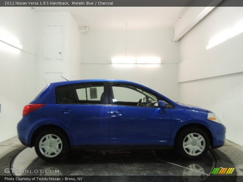 Metallic Blue / Charcoal 2011 Nissan Versa 1.8 S Hatchback