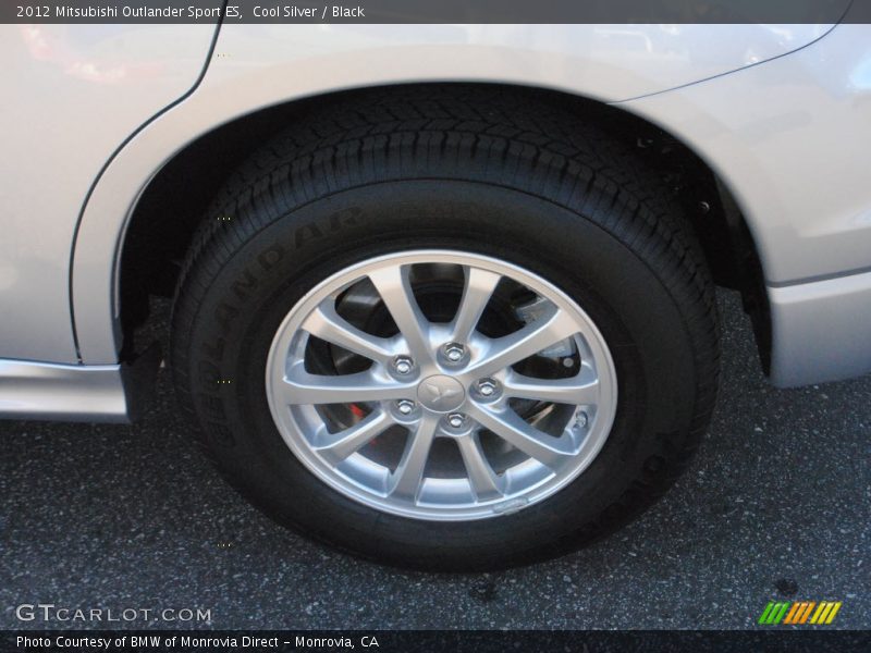 Cool Silver / Black 2012 Mitsubishi Outlander Sport ES
