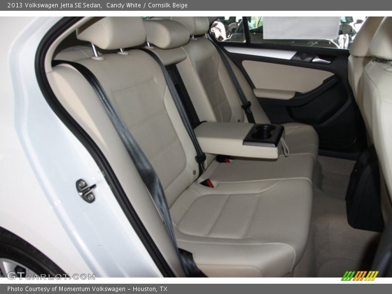 Candy White / Cornsilk Beige 2013 Volkswagen Jetta SE Sedan