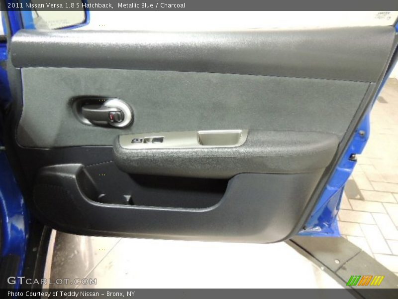 Metallic Blue / Charcoal 2011 Nissan Versa 1.8 S Hatchback