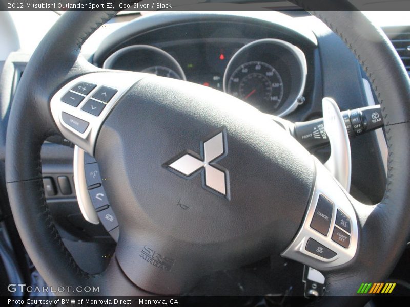 Cool Silver / Black 2012 Mitsubishi Outlander Sport ES