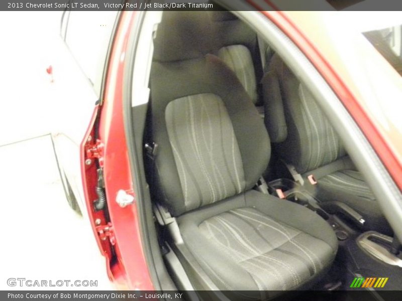 Victory Red / Jet Black/Dark Titanium 2013 Chevrolet Sonic LT Sedan