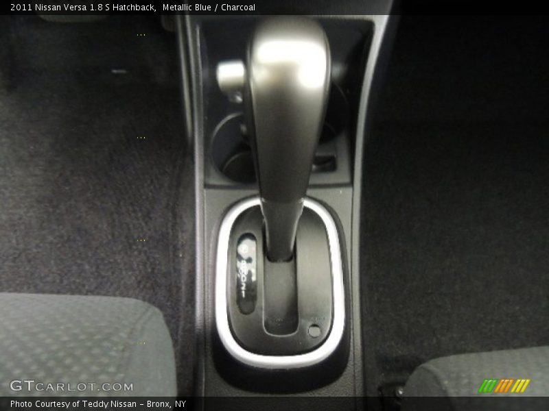 Metallic Blue / Charcoal 2011 Nissan Versa 1.8 S Hatchback