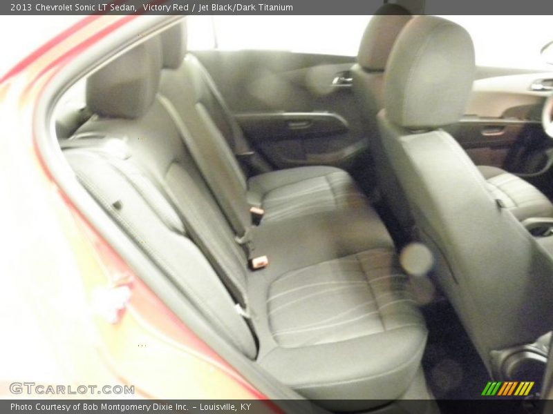 Victory Red / Jet Black/Dark Titanium 2013 Chevrolet Sonic LT Sedan