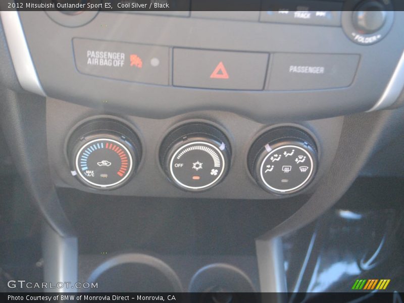 Cool Silver / Black 2012 Mitsubishi Outlander Sport ES