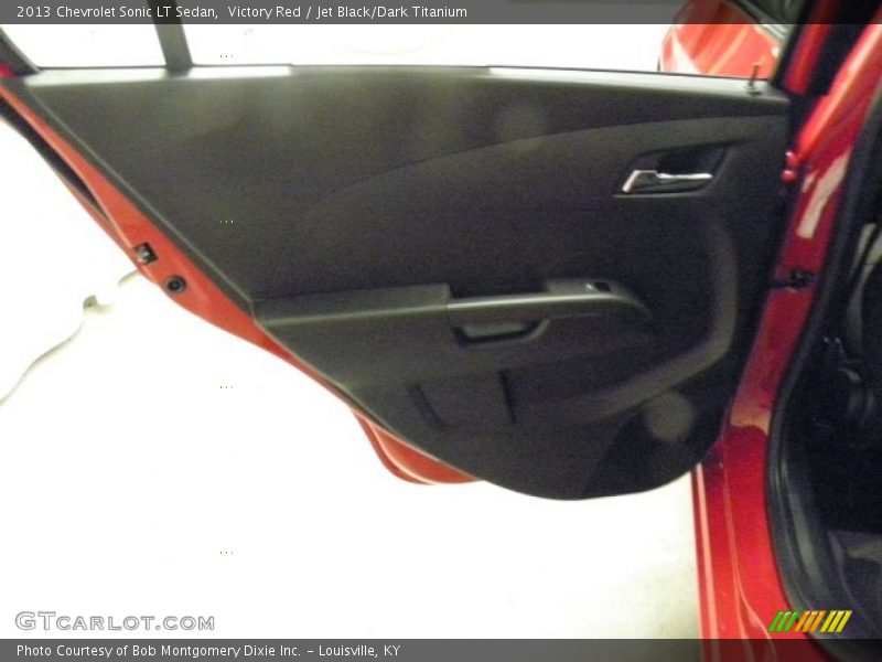 Victory Red / Jet Black/Dark Titanium 2013 Chevrolet Sonic LT Sedan