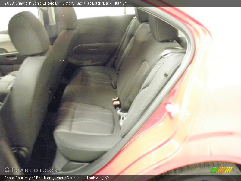 Victory Red / Jet Black/Dark Titanium 2013 Chevrolet Sonic LT Sedan