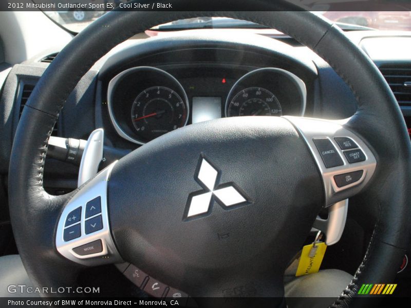 Cool Silver / Black 2012 Mitsubishi Outlander Sport ES