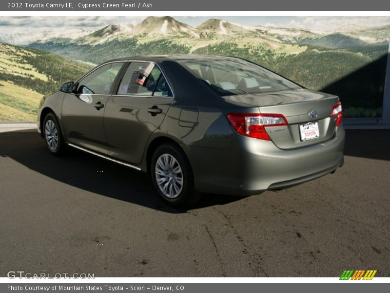 Cypress Green Pearl / Ash 2012 Toyota Camry LE